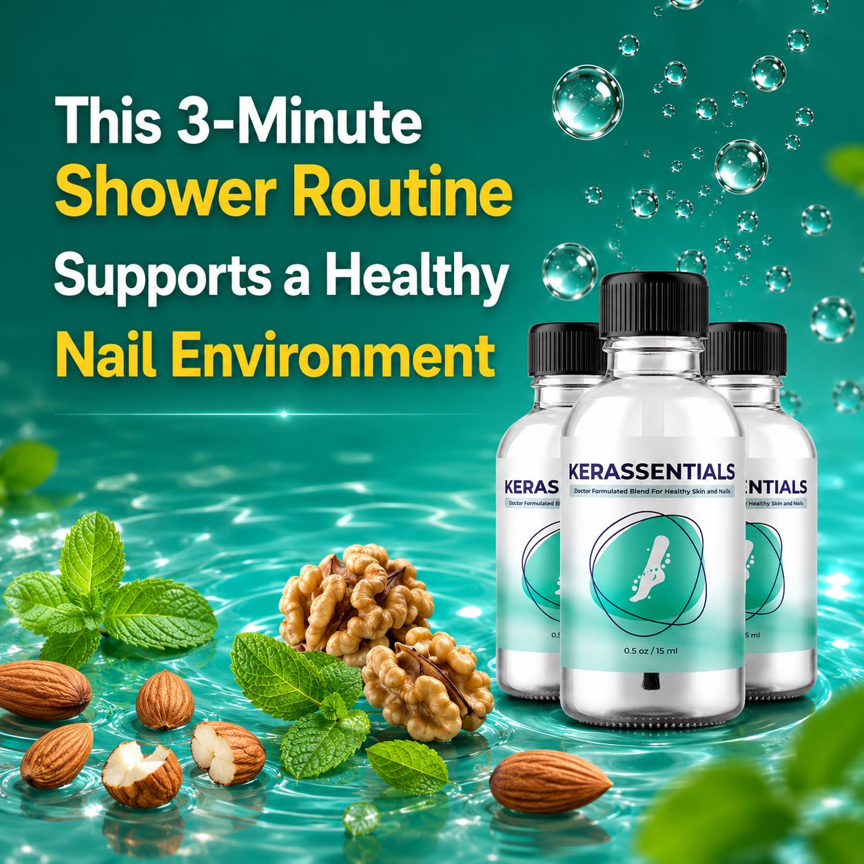 This 3-Minute Shower Routine Supports A Healthy Nail Environmen